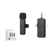 Kablosuz Mikrofon 3.5 Mm + Type-c + Lıghtnıng Siyah Hdx2781