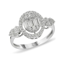 Çgk Çiğdem Gürel Kuyumculuk Baget Altın Yüzük Cyyzk02 14yeni0034 Beyaz