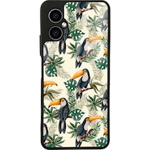 Omix X3 Tukan Kuşu Tasarımlı Glossy Telefon Kılıfı Çok Renkli
