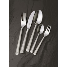 Nıcole Mat Solingen 96 Parça Kutulu Çatal Kaşık Bıçak Seti Serisi Füme