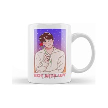 Boy With Luv Bts Jeon Jungkook Kupa Bardak Porselen Karışık