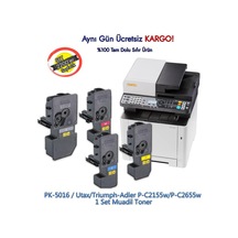 Pk-5016 / Utax/Triumph-Adler P-C2155W/P-C2655W 1 Set Uyumlu Toner
