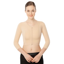 Variteks 230 Fermuarlı Liposuction Göğüs Kol Ve Sırt Korsesi Bej