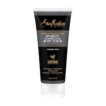 Shea Moisture Afrika Siyah Sabunu ve Bambu Kömürü Vücut Peelingi