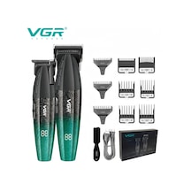 Vgr Profesyonel Saç Kesme Makineleri, Şarj Edilebilir Vücut Düzeltici, Elektrikli Saç Kesme Makineleri, Ayarlanabilir Erkek Saç Kesme Makineleri V-640 S3 Renk: Altın
