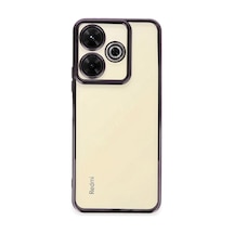 Redmi 13 4g Kılıf Lensli Silikon - Mor İtdark39139