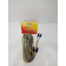 Rca Kablosu 5 Metre Kaliteli Amfi Rca Ses Aktarım Kablosu - 5 Metre