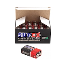 Supex 6f22 9 Volt Pil 12 Li Paket