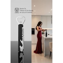 Zenvac Barmen Tip Çelik Profesyonel Tirbüşon Ve Şişe Açacağı Kombine Set 722723 Zenvac29 Renkli
