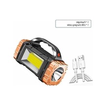 Novahub Yüksek Güçlü Şarj Edilebilir Led El Feneri Yan Işık Gold Altın Model Jy2289 Altın