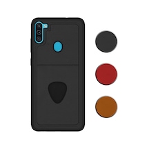 FitCase Samsung Galaxy A11 / M11 Kılıf Proda Deri Tek Kartlık Cepli Kapak