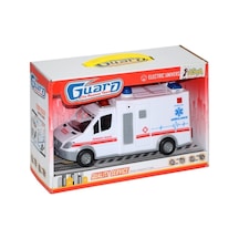 Oyuncak Ambulans Sesli Işıklı Pilli Oyuncak Can Kurtarma Aracı