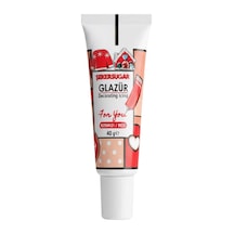 Glazür Tüp Kırmızı 40 Gr Pasta Ve Kurabiye Dekor Glaze