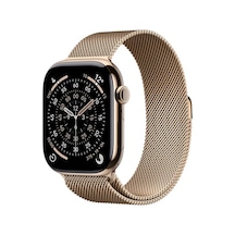 Apple Watch Series 11 MFD74TU/A GPS + Cellular 46 MM Altın Milano Loop S/M (Apple Türkiye Garantili)