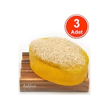 Kabak Lifli El Yapımı Doğal Bıttım Sabunu 120 G x 3 Adet