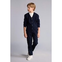 Defacto Gabardin Pantolon Erkek Çocuk T8850a626aunv253 Lacivert-nv253