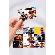 Fighting Spirit Hajime No Ippo Kart Kaplama Sticker 8 Adet Çok Renkli