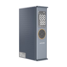 Lenyes Lcı205 Ledli Araç Akü Acil Durum Takviye Güç Kaynağı Ve Hava Kompresörü 12v 100w 7200mah Gri