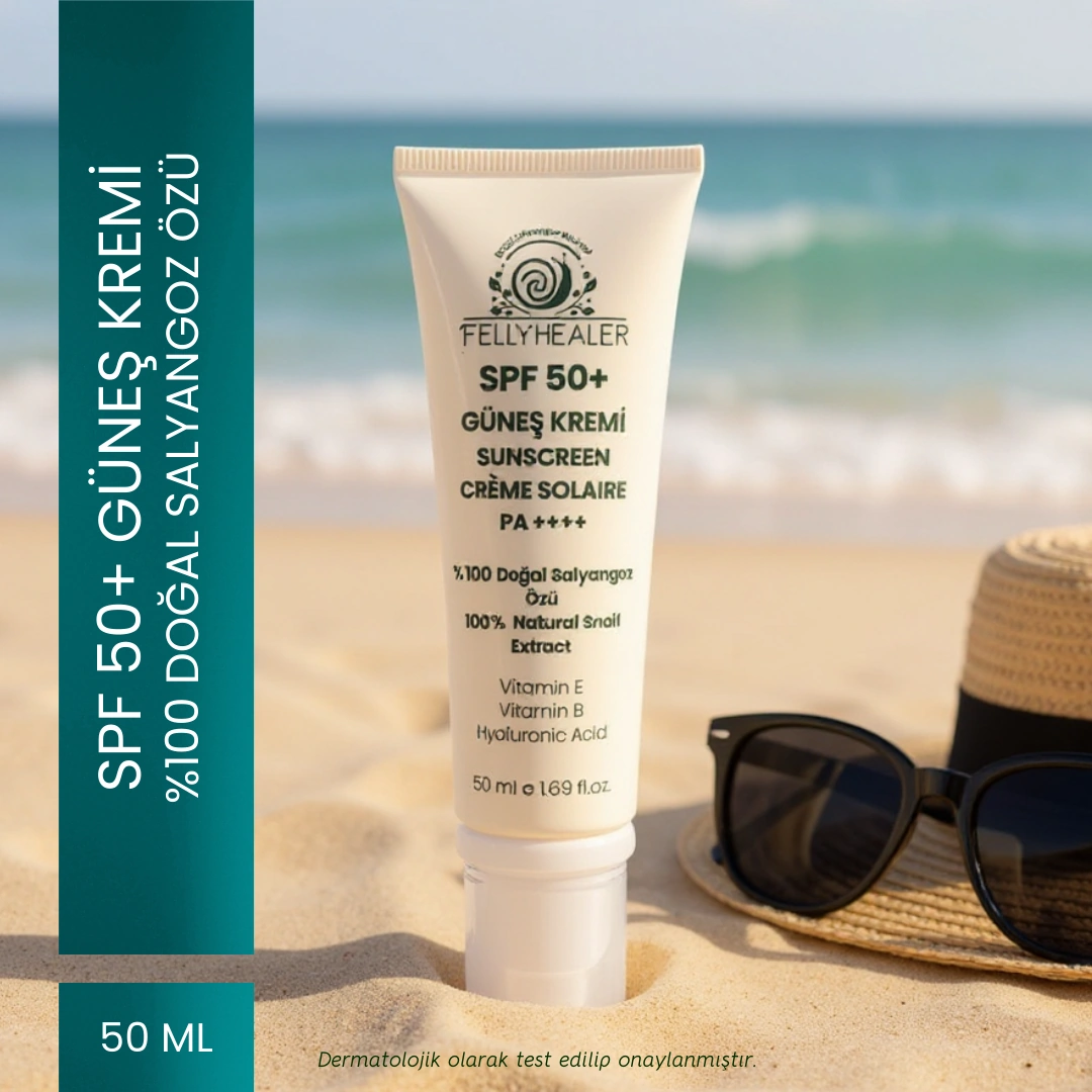 Fellyhealer Salyangoz Özlü Güneş Kremi SPF50+ 50 ML Fellyhealer Salyangoz Özlü Güneş Kremi SPF50+ 50 ML