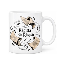 Storeşahin Kâğıtta Bir Rüzgâr Tasarımlı Porselen Kupa - Model 539 Shn0720