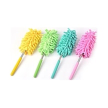 Zmc Bilişim Teleskopik Mikrofiber Pratik Uzayabilen Toz Alma Fırçası Aparatı