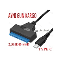 Type-C 3.1 Usb To 2.5 2.5 Inç Sata 4393A Ssd Hdd Hard Disk Dvd Ka