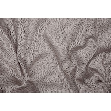 Mikro Model Kum Beji Renk Pileli Fon Perde 75x260 Cm Antrasit