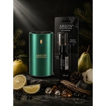 Areon Aromatik Difüzör Yeşil Klasik Metal + Black Crystal