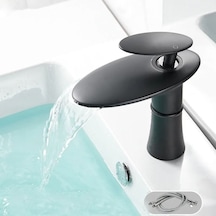 Banyo Lavabo Bataryası Şelale Mat Siyah Modeli Yeni Tasarım Ürünü