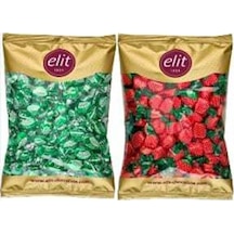 Elit Mentollü Okaliptus Şeker Ve Çilekli Şeker 2 Li Set 2 Kg