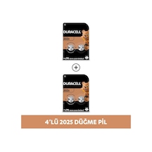 Duracell Özel 2025 Lityum Düğme Pil 3V CR2025 2'li Paket x2