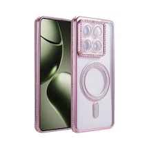 Xiaomi Mi 14t Pro Joke Simli Magneticsafe Kılıf - Pembe Renkli