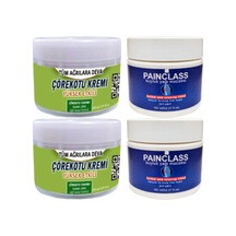 Çörekotu Çörek Otu Kremi 2 Adet 150 Ml + 2 Adet Painclass 150 Ml Kuyruk Yağı Kremi / Krem Seti