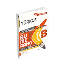 Günay Yayınları 8. Sınıf Bumerang Türkçe Akıllı Defter Kitabı