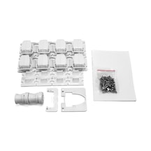 Görünmez Çocuk Güvenlik Kilitleri Mıknatıslı Kilitleme Sistemi 8 Kilit + 2 Anahtar Seti Çekmeceler, Dolaplar, Kapaklar İçin Diğer Çok Renkli