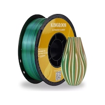 Kingroon 3 Renk Mavi - Yeşil - Turuncu Pla Silk Filament 1.75 Mm 1000gr