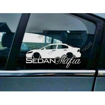 Civic Fa Fd Sedankelebek Cam Araba Oto Sticker 19 Cm 2 Adet