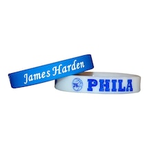 2li Mavi Beyaz James Philadelphia Harden Basketbol Bileklik Mavi Beyaz Mavi Beyaz