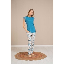 Baha 4350 Yarım Kol Pijama Takım 001