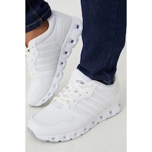 Papucumun Dünyası Erkek Sneaker Anatomik Comfort Taban Koşu Yürüyüş Spor Ayakkabısı Beyaz