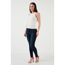 Levi's Mile High Super Skinny Kadın Jean Pantolon - Toronto Above-2663 Lacivert