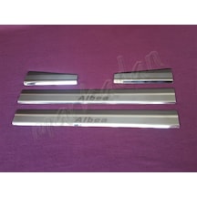 Woc Chrome Fiat Albea Krom Kapı Eşiği 2002-2012 4 Parça Paslanmaz