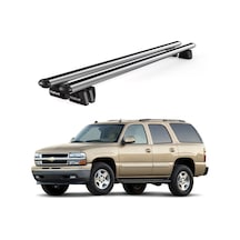 Pençe Chevrolet Tahoe 2000-2006 Uyumlu Gri Ara Atkı 135cm Port Bagaj Tavan Barı