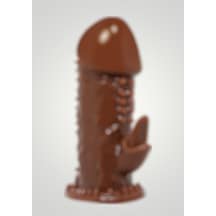 xShopum Klitoral Uyarıcılı Tırtıklı Penis Kılıfı
