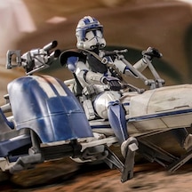 Hot Toys Heavy Weapons Clone Trooper And Barc Speeder With Sidecar Sixth Scale Figure Set - 911169 - Star Wars / The Clone Wars - Tms77