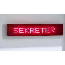 Sanec 1000 Metre Menzilli Masaüstü Kumandalı 12 Farklı Yazılı Kumandalı Makam Çağrı Tabelası Kasa Ölçüsü: 16x64 Cm - Çs.49