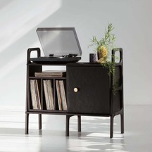 Woodesk Black Ahşap 100 x 90 Dolap Ve Pikap Standı Siyah