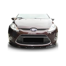 Ford Fiesta Mk6 Ön Lip Plastik Parlak Siyah Karlık-ön-ek-bodykit 2008 2009 2010 2012 Makyajsız Kasa