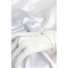 Gold Renk Yıldız Model Pirinç Kadın Şahmeran Çok Renkli