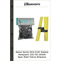 Delux Serisi Scx-1147 Slalom Kelepçesi 12li Sc-10326 Spor Aleti Takım Ekipman Çok Renkli